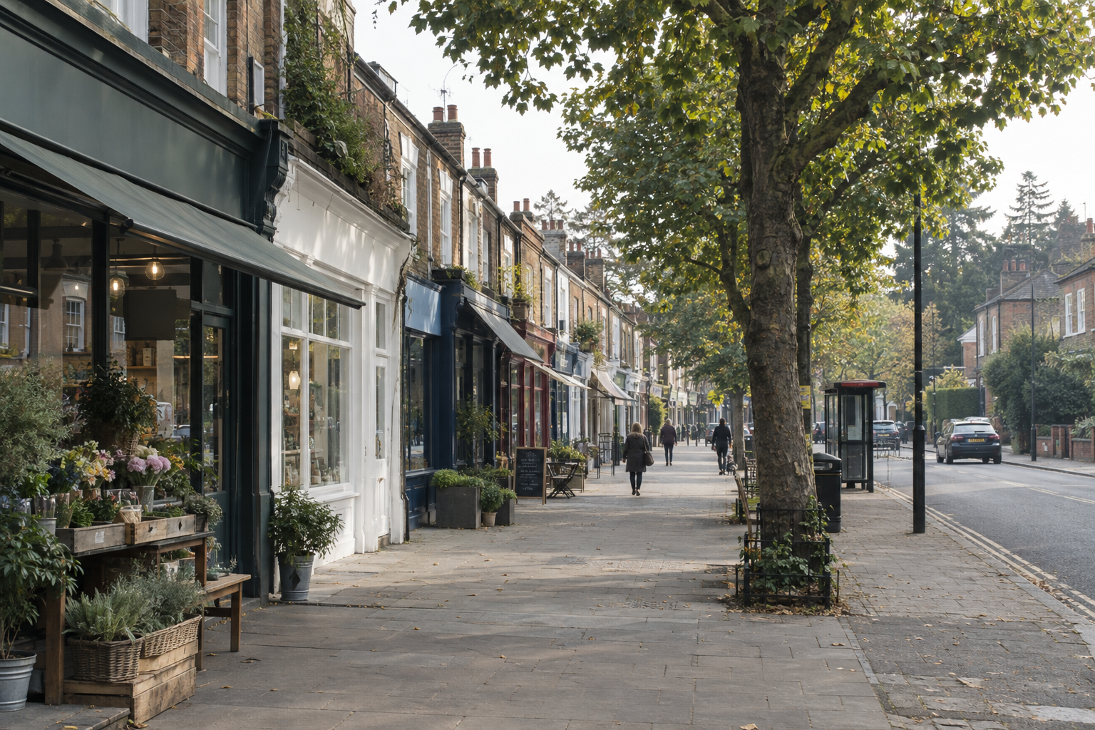 A quiet South London high street
